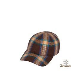 2MOD_19FWC001 check ball cap hat _ handmade, made in Korea